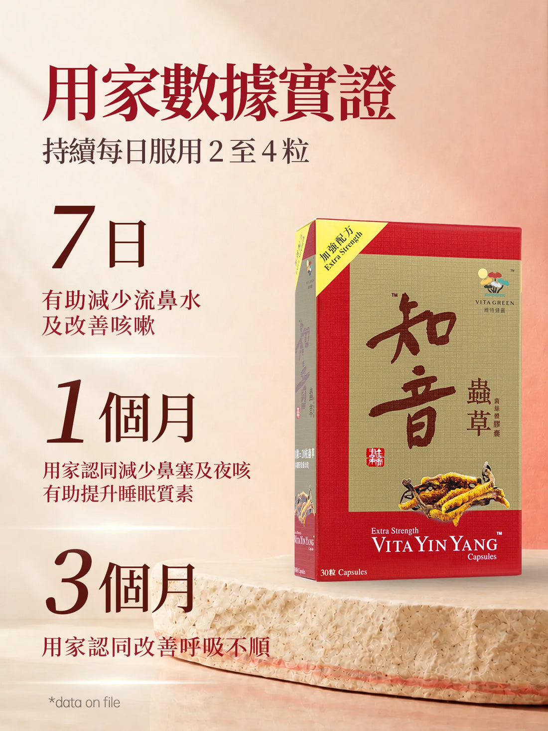知音蟲草 30粒