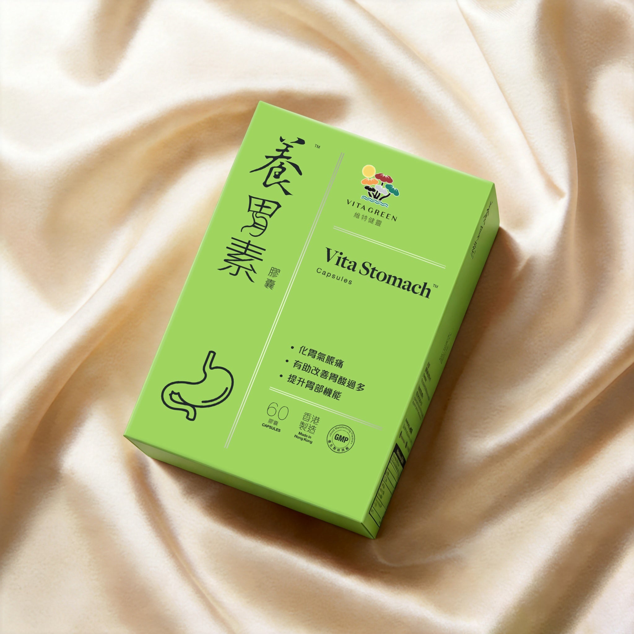 養胃素60粒 <3合1補胃健脾配方 改善4大胃部問題> - 維特健靈官方海外專賣店 Vita Green Official Global Shop