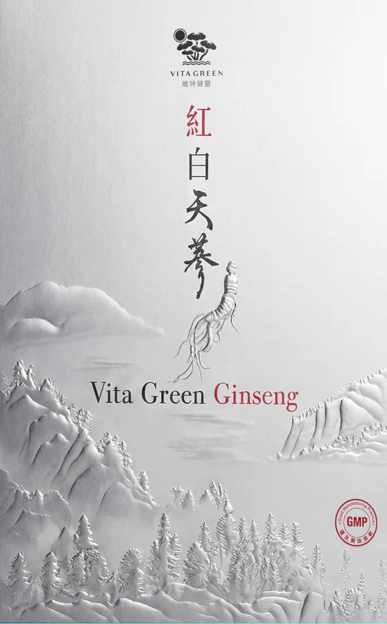 紅白天蔘 60粒 - 有助補氣血循環 延年益氣 改善氣血體虛 - 維特健靈官方海外專賣店 Vita Green Official Global Shop