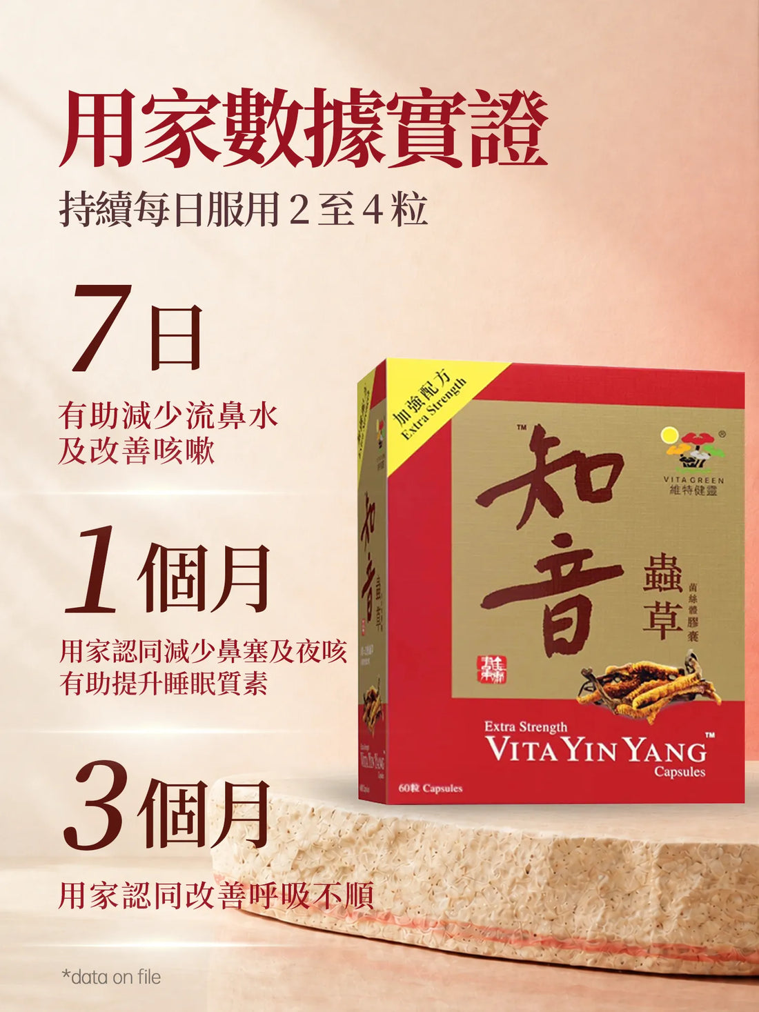 知音蟲草 60粒