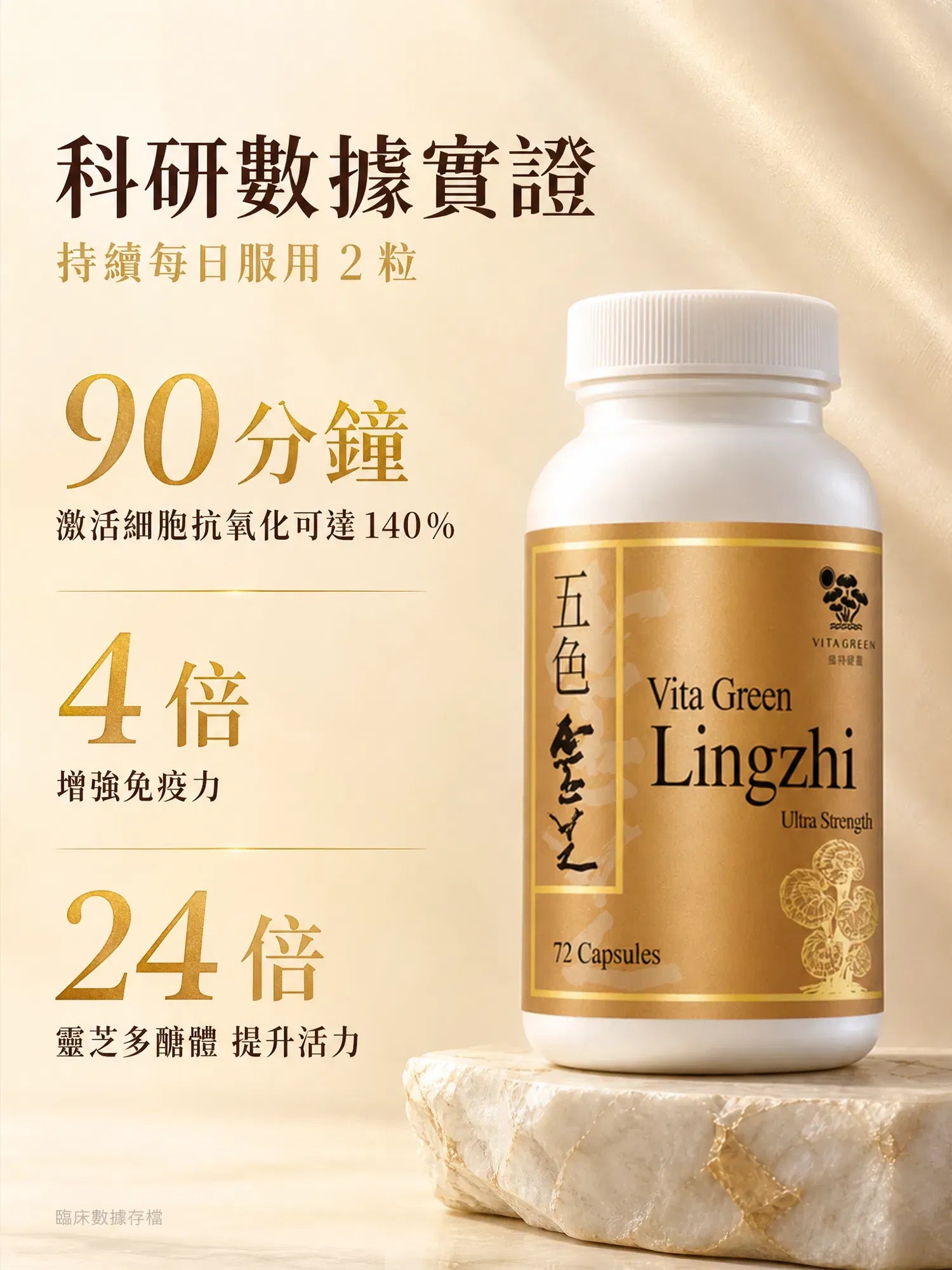 Five-color Lingzhi Mushroom