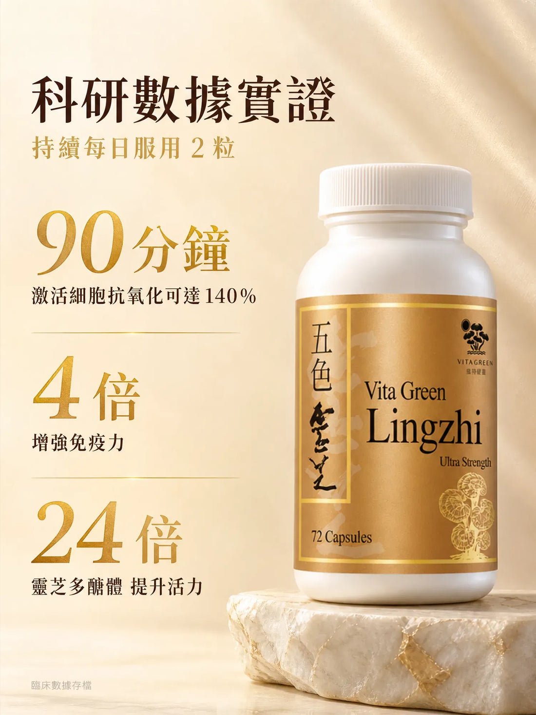 Five-color Lingzhi Mushroom