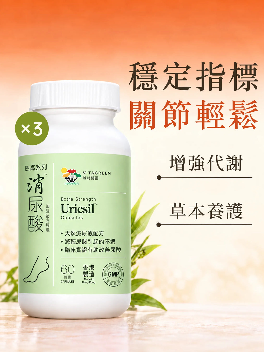 消尿酸60粒3件 新主圖